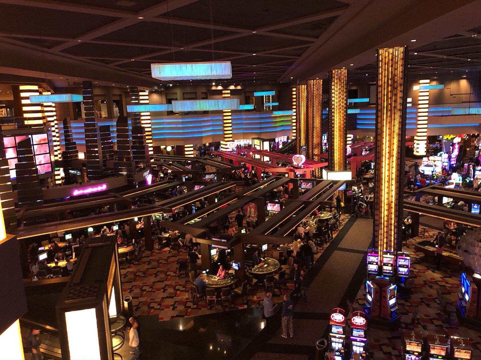Casino at the Aria - 2020-03-01, photograph by Jon Konrath