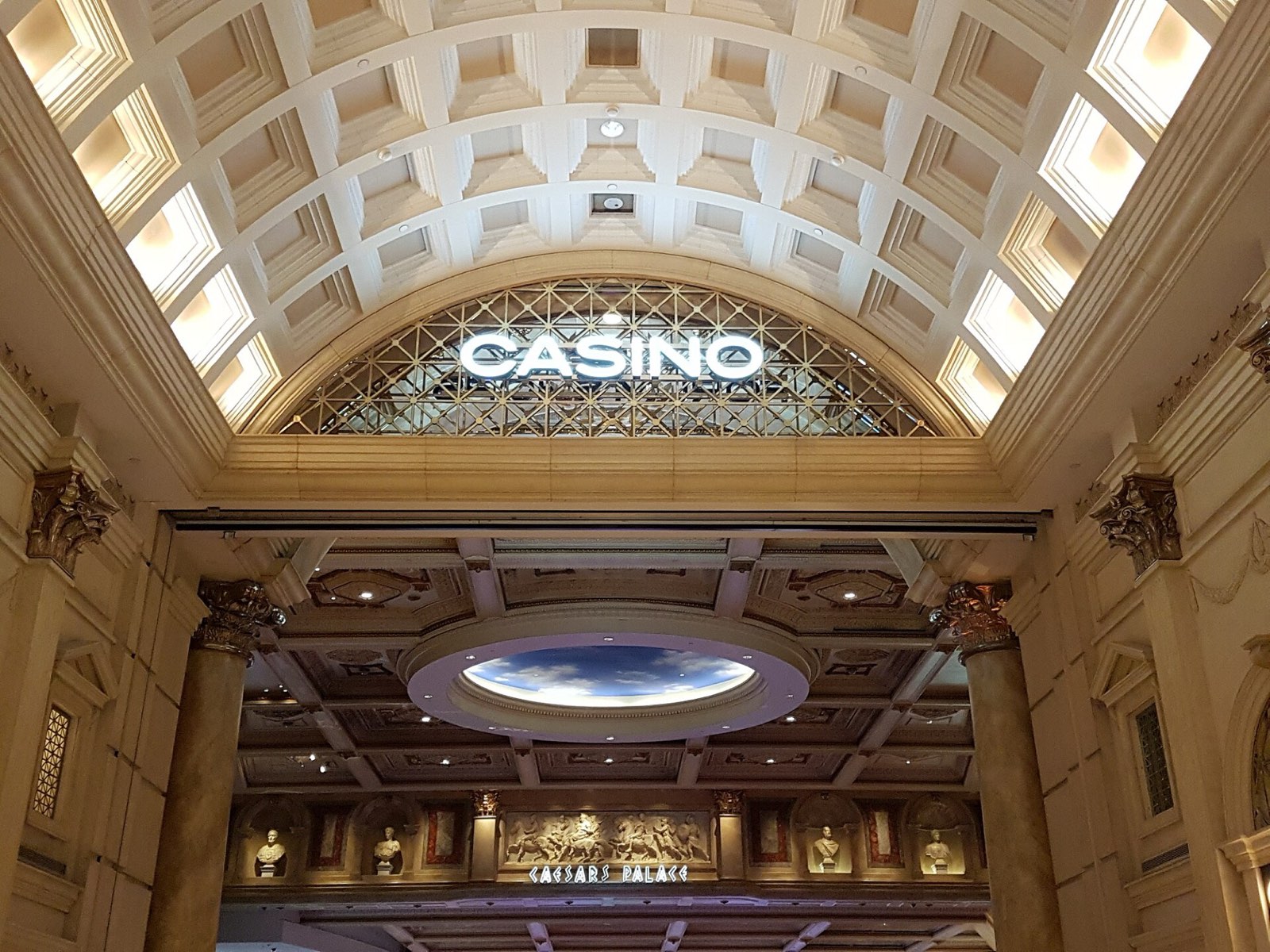 Casino at Caesars Palace (Las Vegas), photograph by Andrew and Annemarie
